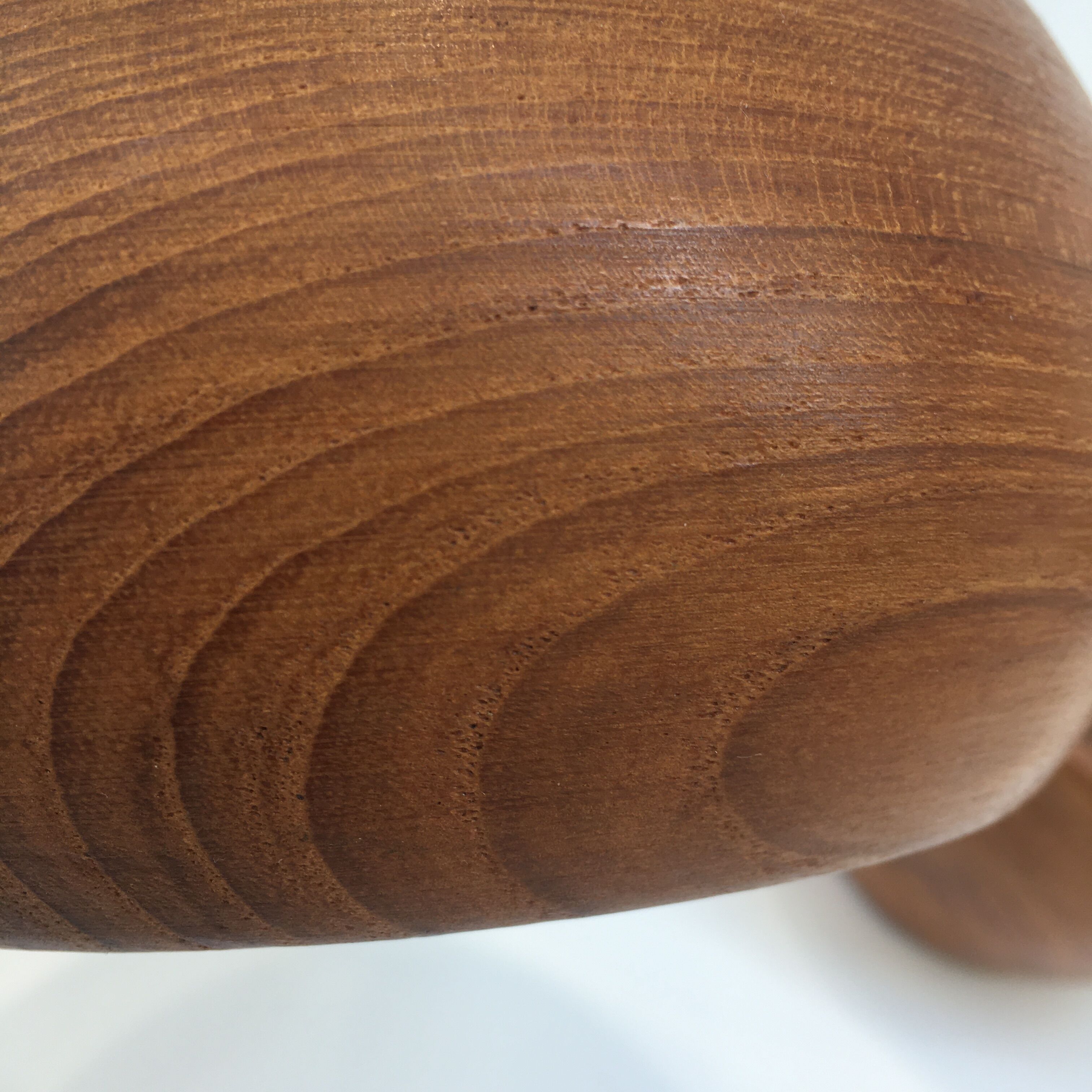 Series of two Danish teak pocket trays