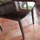 Table vintage vernie a rallonges annee 1955