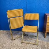 Vintage folding chair lafuma circa 1970
