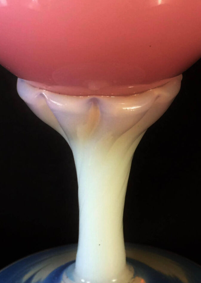 Vase in Pink Opaline 1920