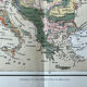 Original map of Europe 37x48cm - 1888