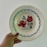 Set of 8 mismatched vintage soup plates