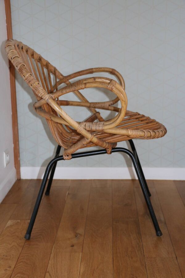 Fauteuil rotin adulte