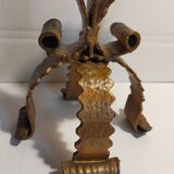 Chandelier wrought iron Art-popular with three arms old