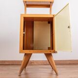 Tolix industrial bedside table