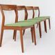 Ensemble de 4 chaises de salle à manger R. Borregaard pour Viborg
