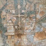 Historic map of Versailles
