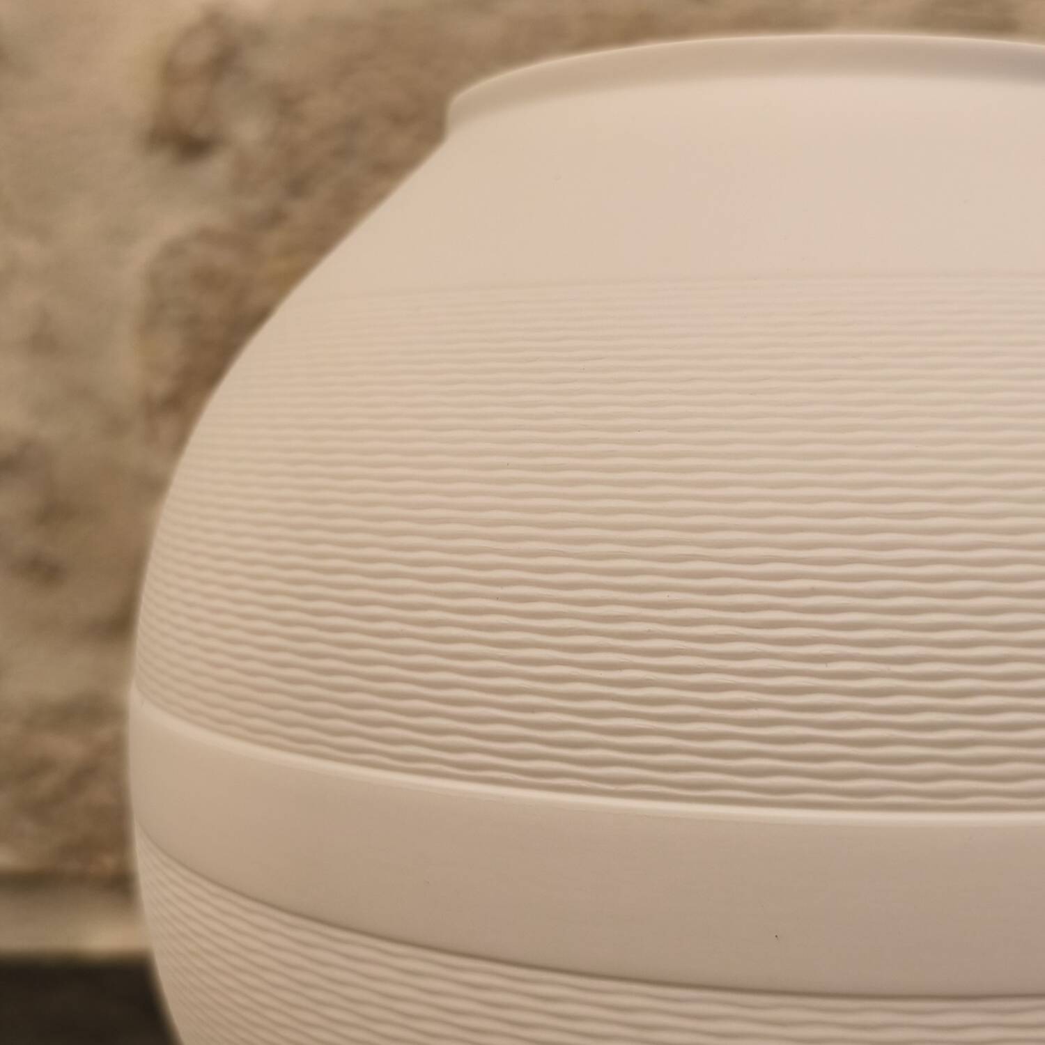 Nereides porcelain vase, Jean Pierre Hamard, Bernardaud 1988