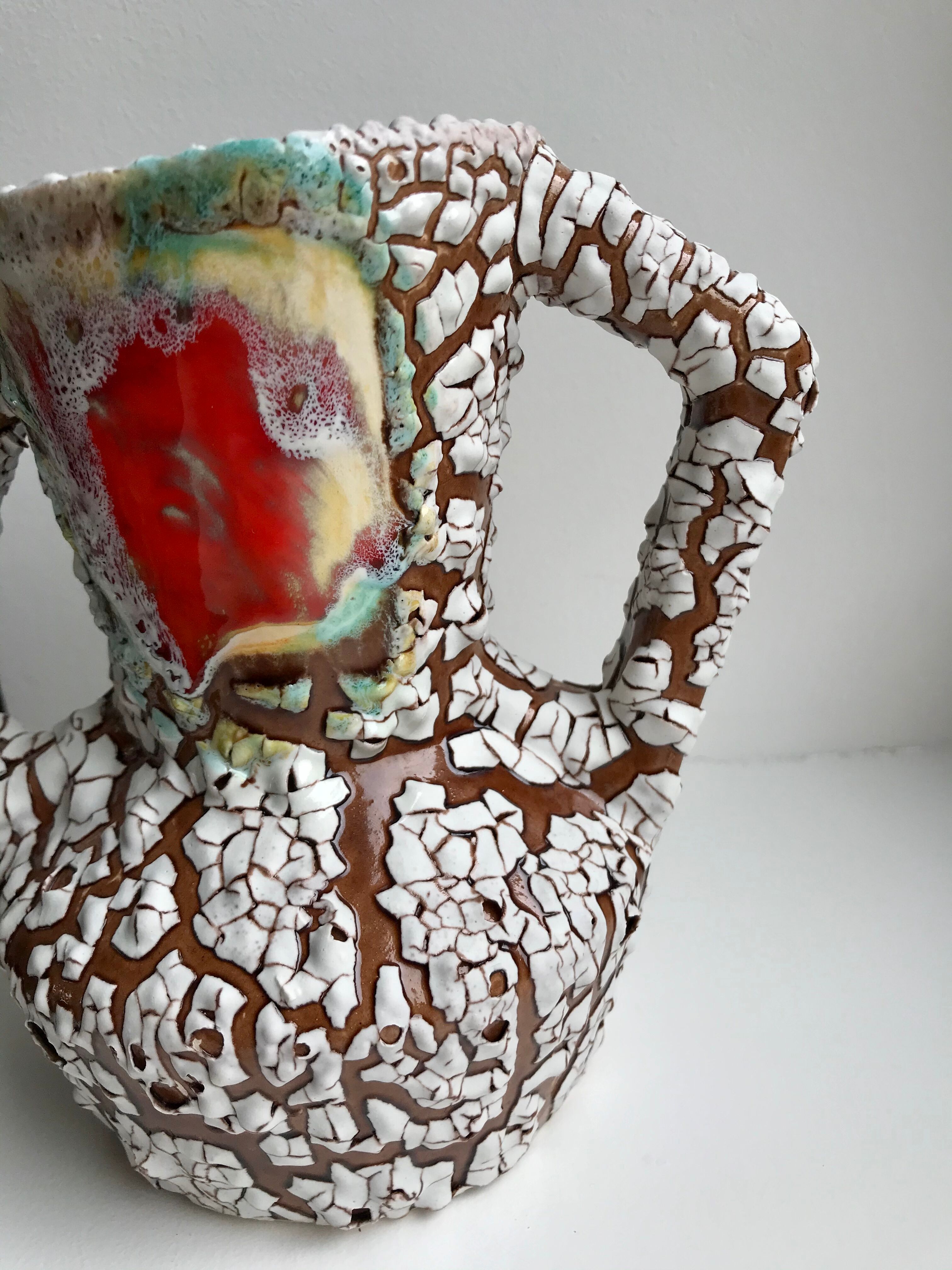 Vallauris vintage vase 70s