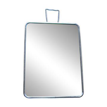 Miroir barbier simple rectangle patte