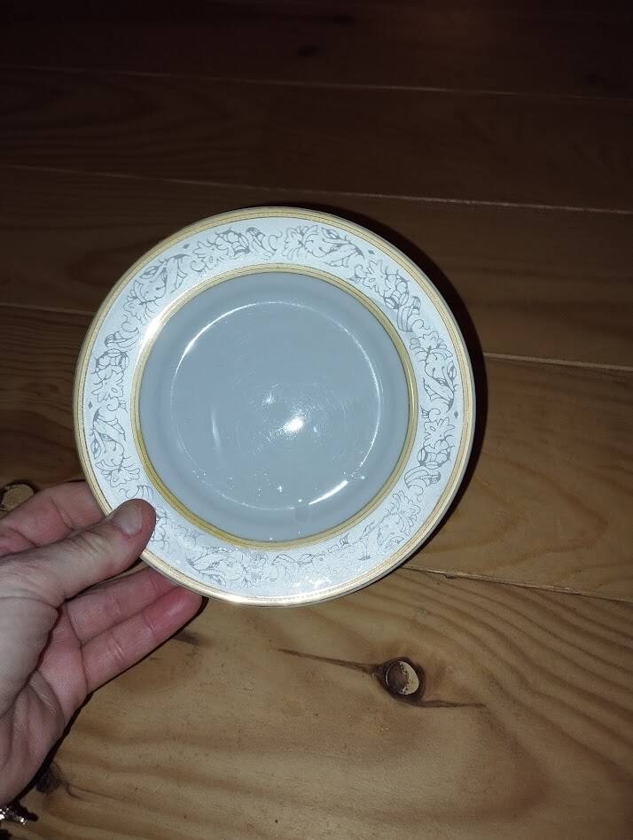 set of antique porcelain tableware from Austria – gilding –