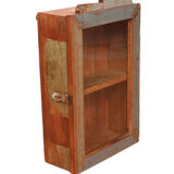 Original polychrome patina burmese teak wall display