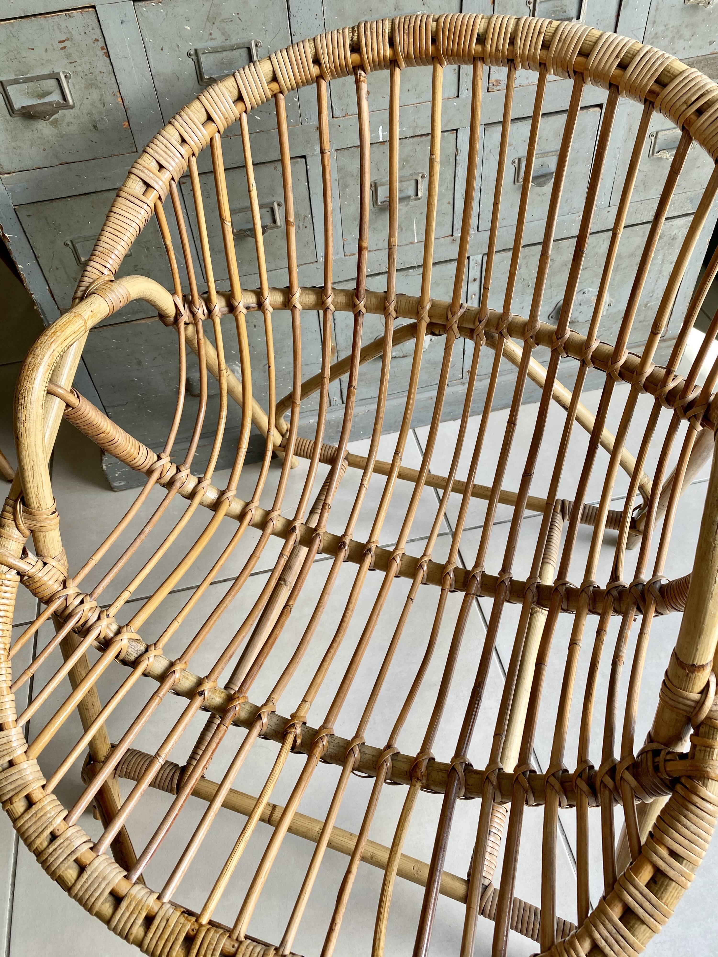 Vintage rattan chair
