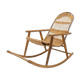 Mid century wicker rocking chair, czechoslovakia, 1960´s