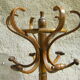 Vintage parrot coat rack