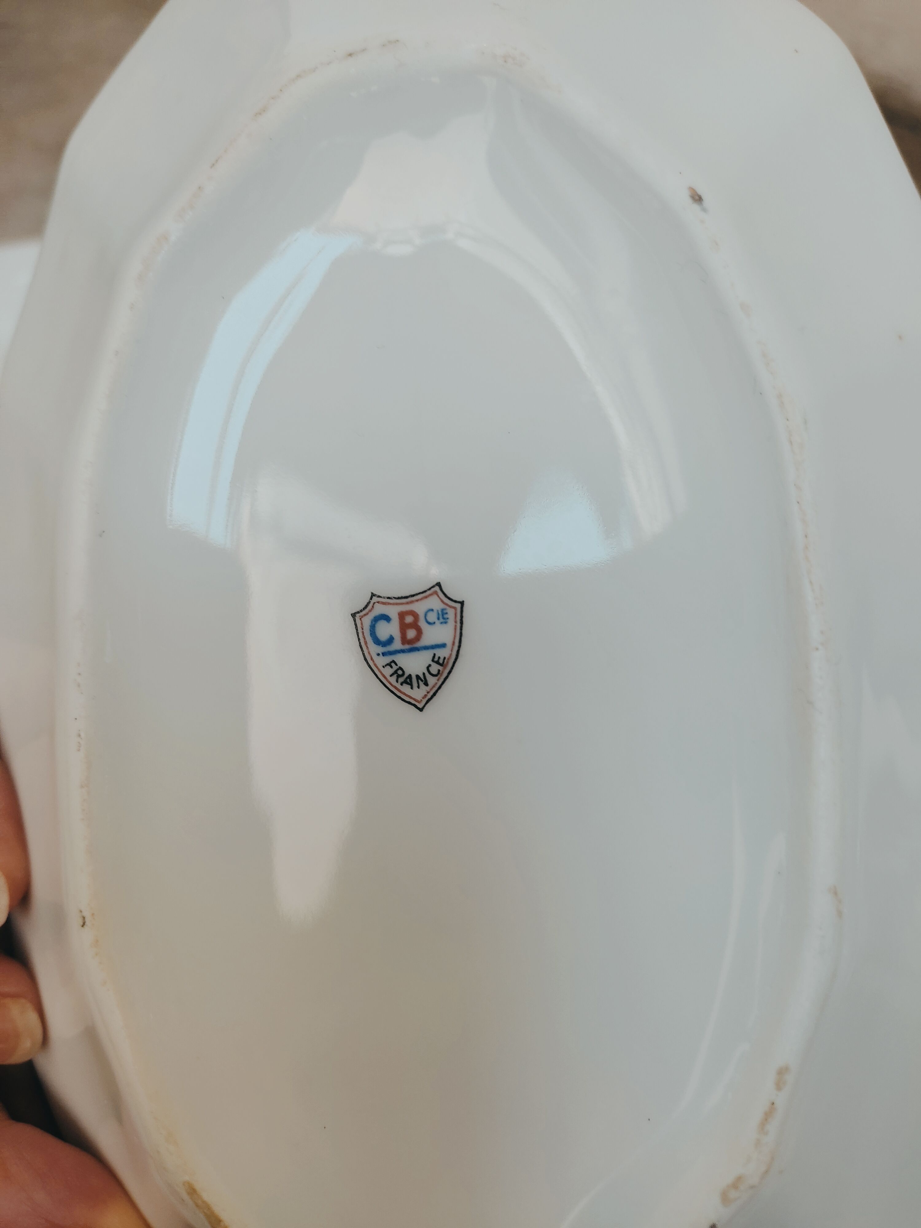 2 art deco porcelain raviers