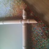 Vintage wooden mirror