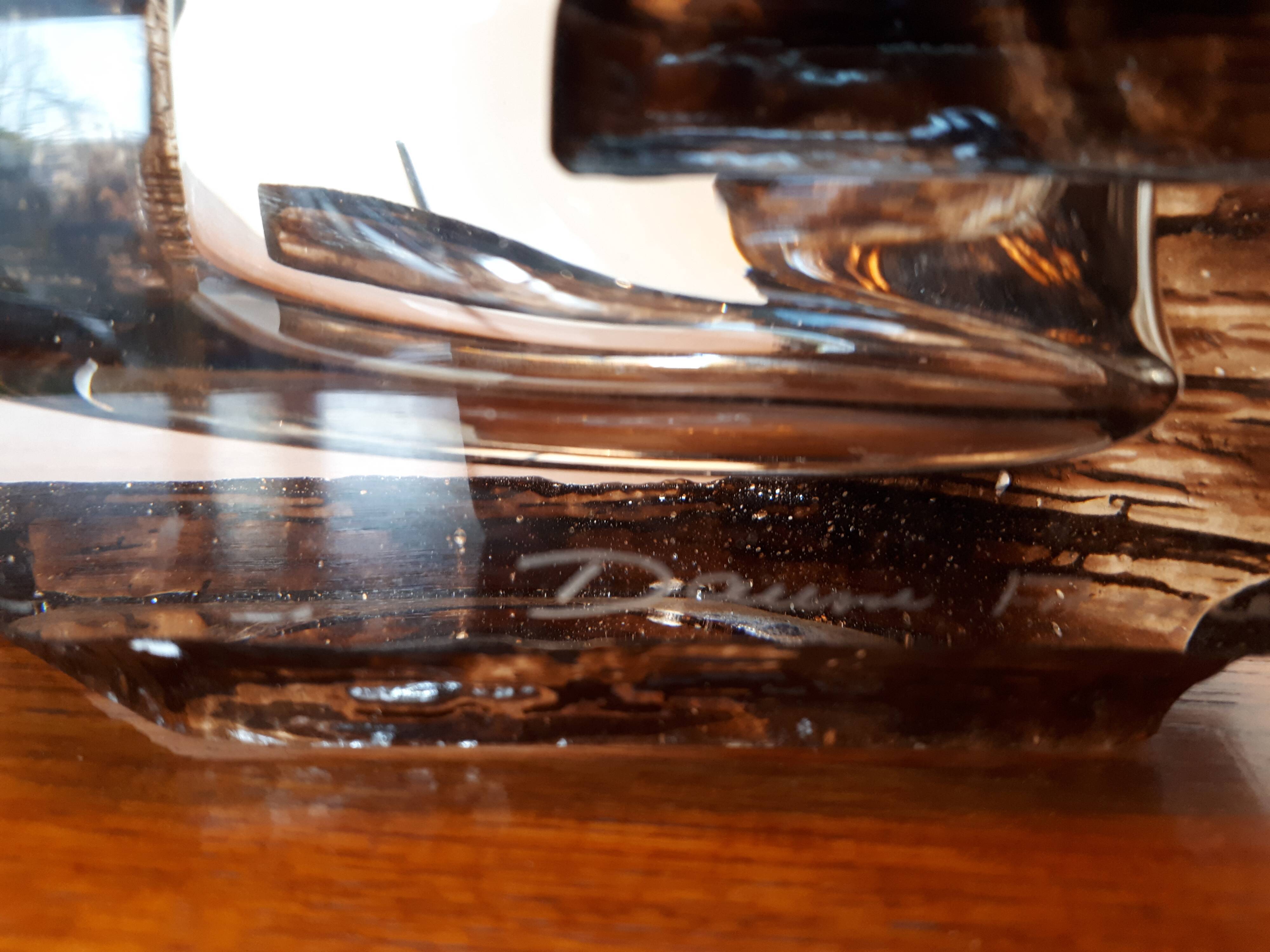 Brutalist lamp Argos by César Baldaccini for Daum