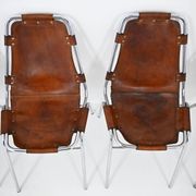 Set of 6 "Les Arcs" Chairs by Charlotte Perriand, 1960s