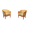 Pair of club chairs Dyrlund Denmark