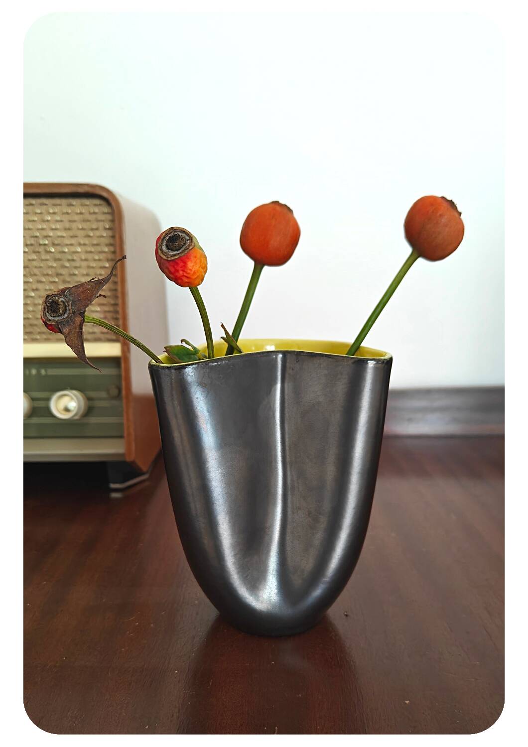 Vase mouchoir Elchinger des années 1950