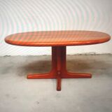 Oval coffee table Glostrup teak 60s