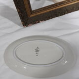 Ravier ovale en porcelaine Fürstenberg  crème liseré doré
