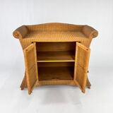 Mid-century wicker dresser, France, 1960s