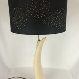 "Concorde" lamp vintage white ceramic 1960
