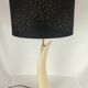"Concorde" lamp vintage white ceramic 1960