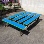 Set de 6 bancs de fête foraine