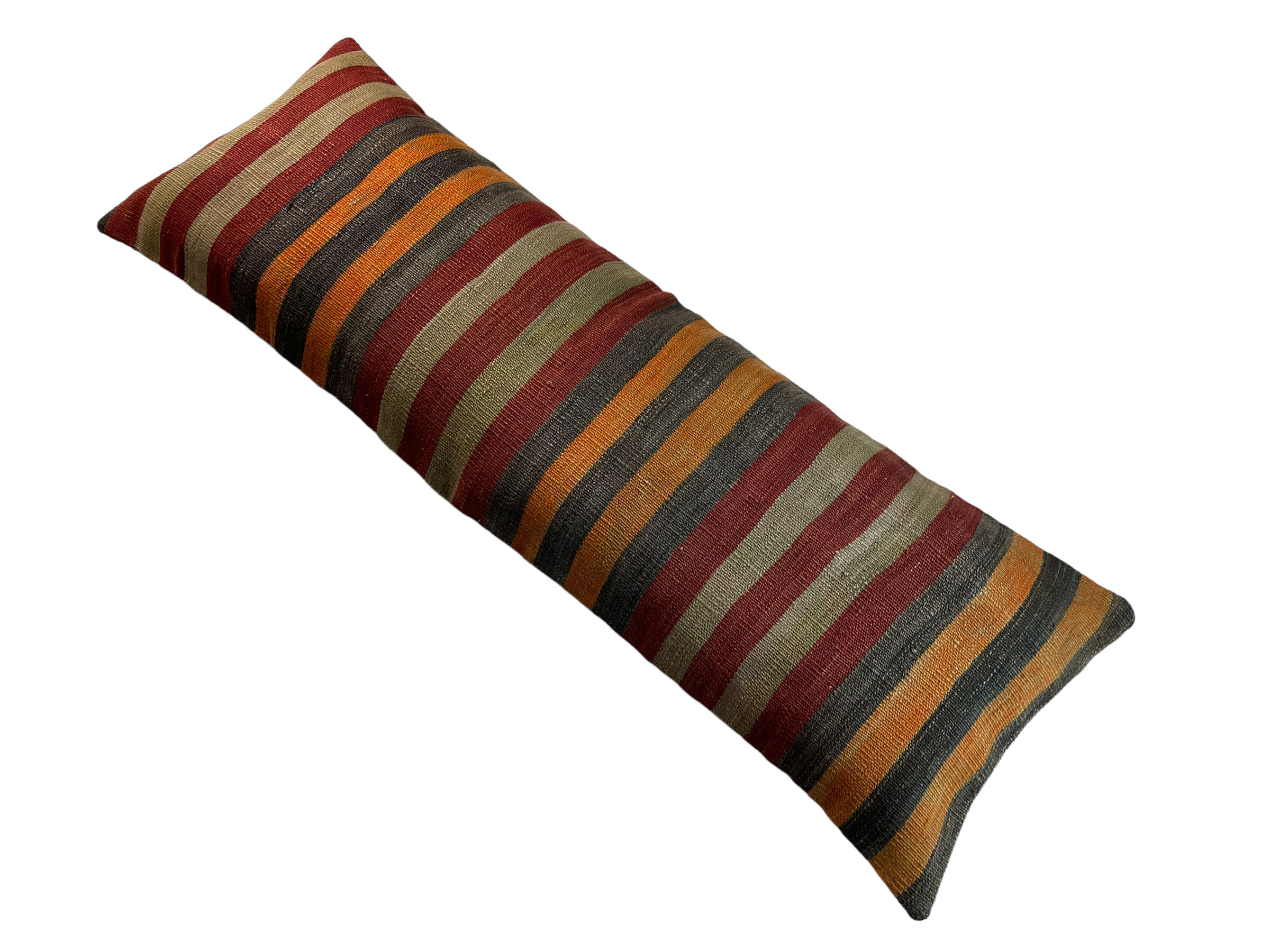 Vintage turkish kilim cushion cover , 120 x 40 cm