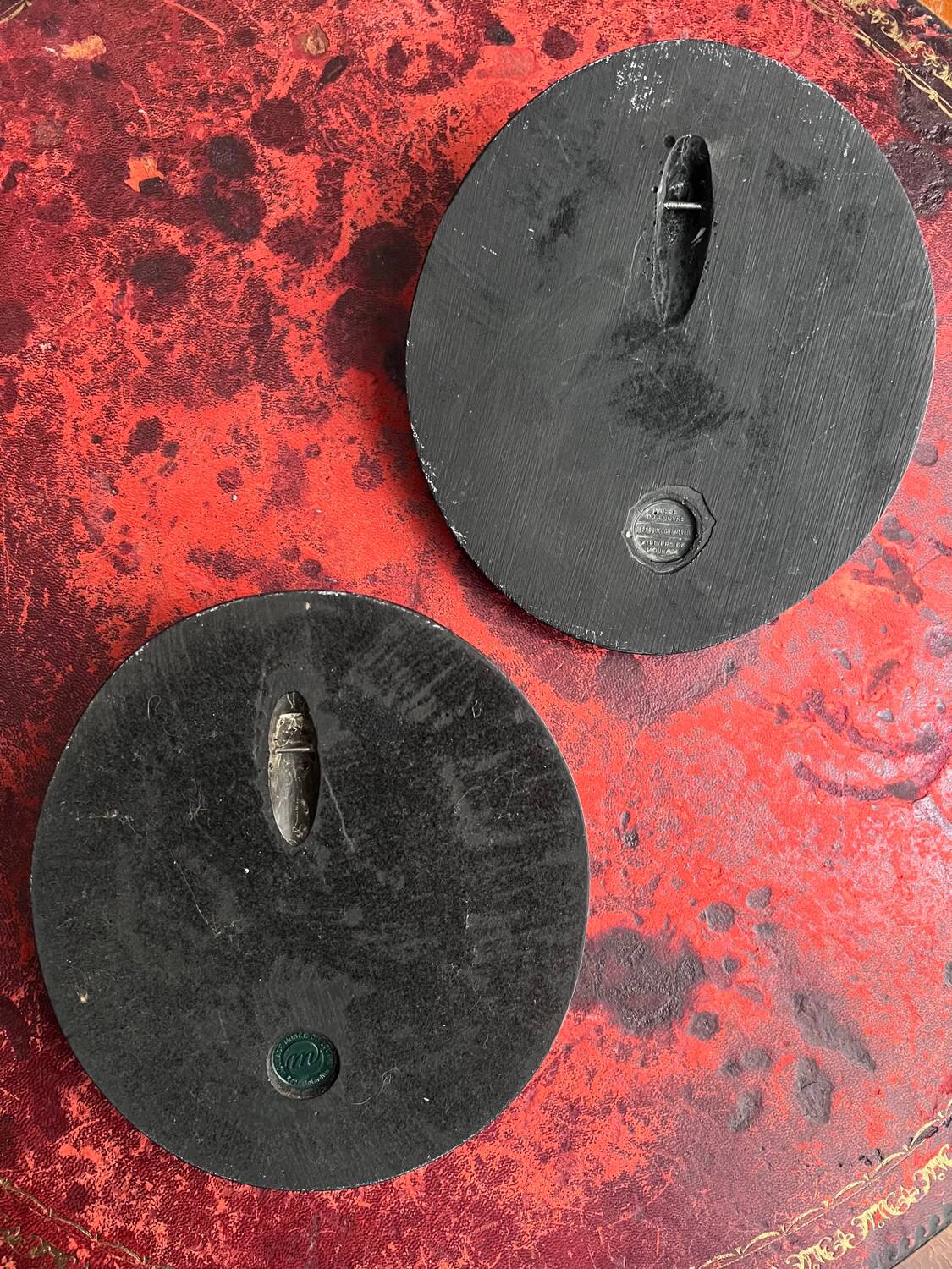 Set of Two Medallions by Clodion - Reproduction from the Louvre