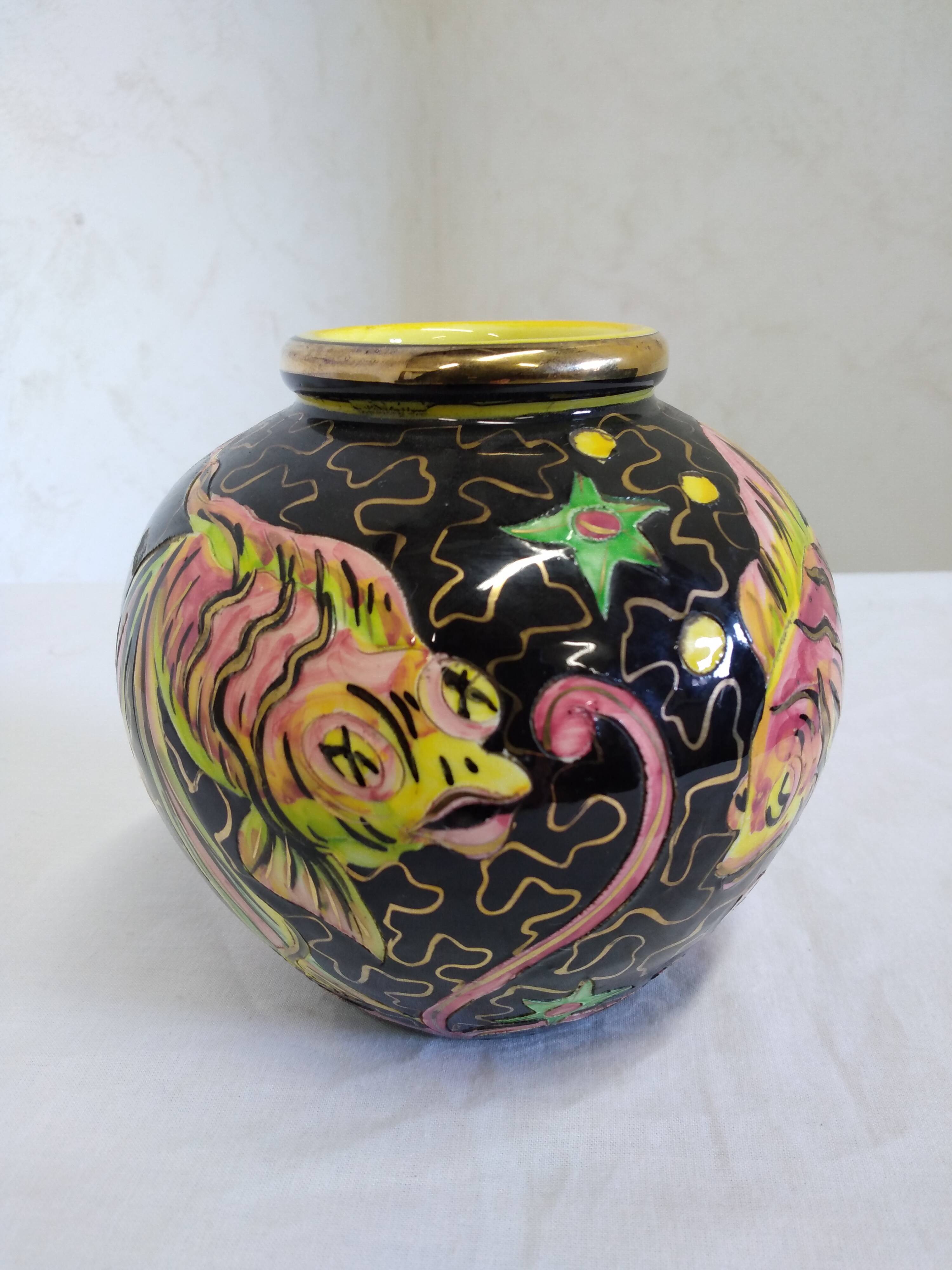 Cerart Monaco fish vase numbered fish