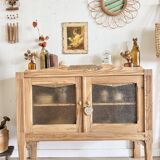 Console vitrée art déco