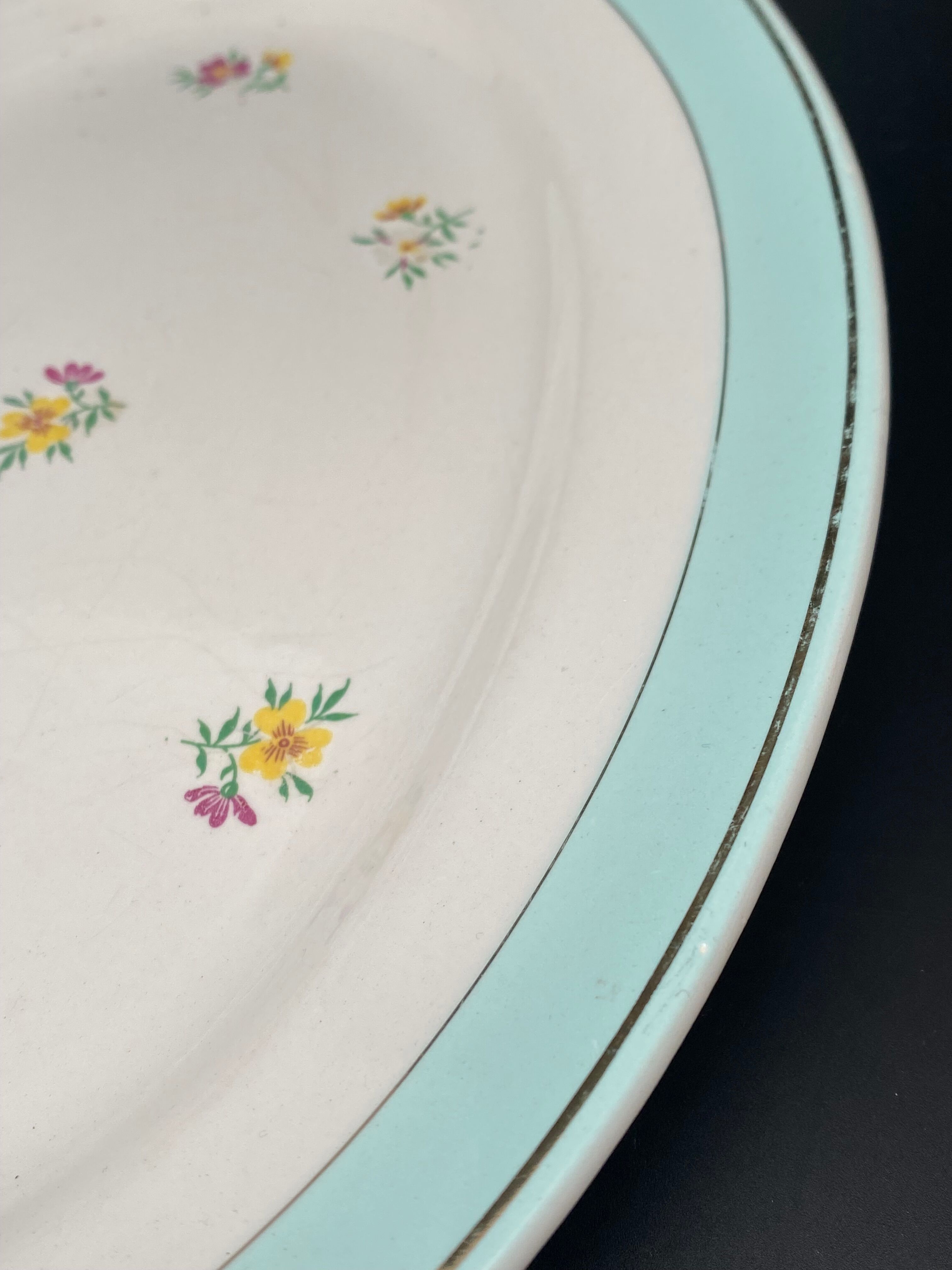 Lunéville half-porcelain serving dish