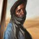 Orientalist painting, Tuareg signed Nestor Rufino