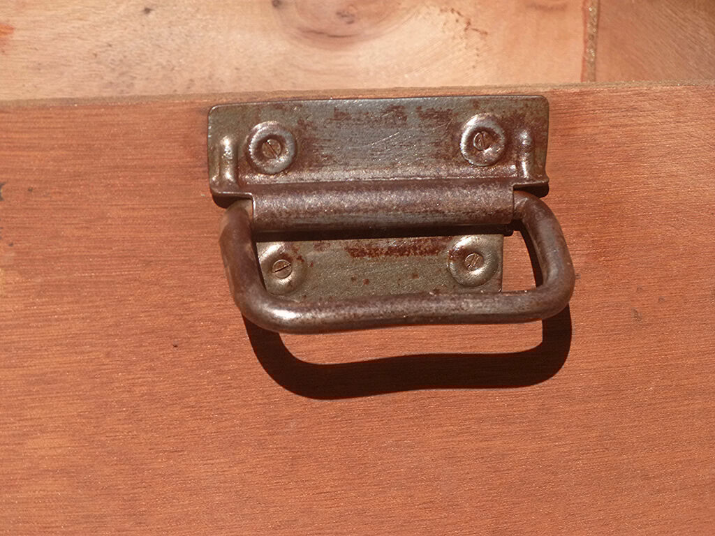 Wooden industrial crate