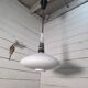 Scandinavian pendant light in opaline from the 1960s.