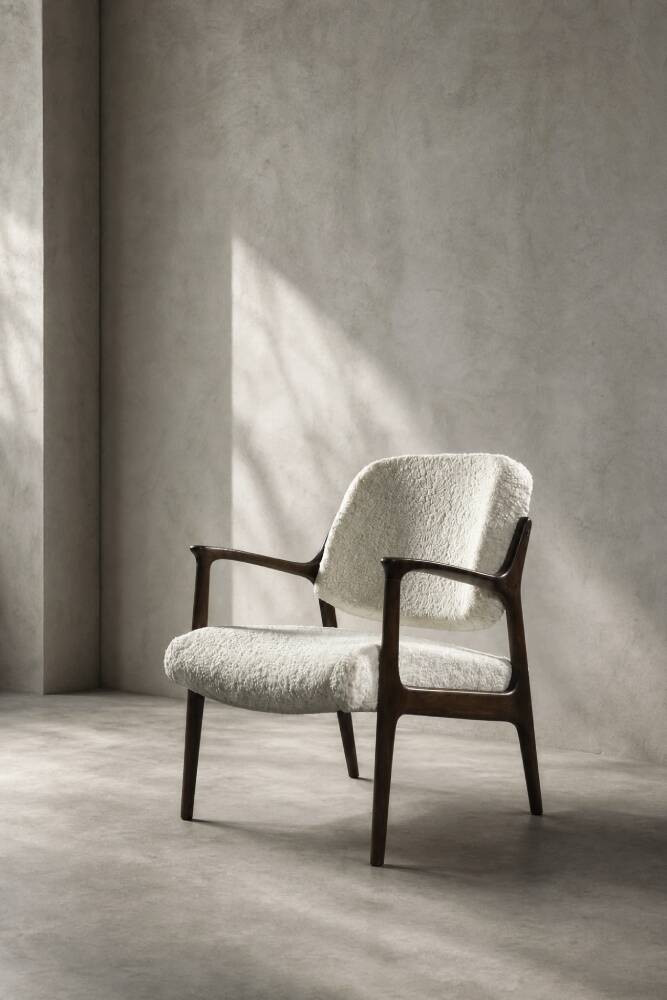 Fauteuil en teck vintage scandinave des années 50 de Bröderna Anderssons