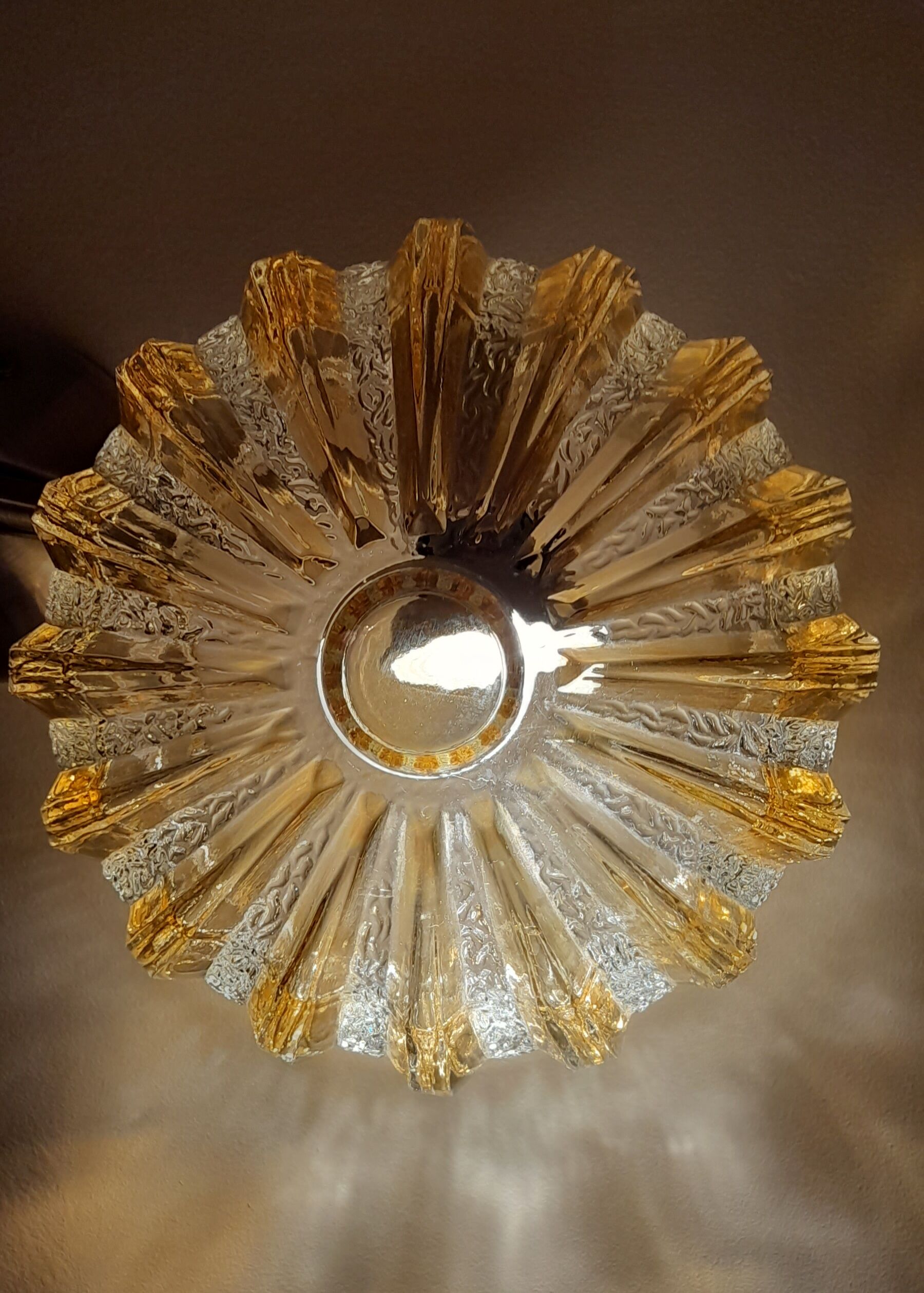 Round wall lamp jelly fish 60s.