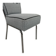 Mid-century tubular steel chair by Jozsef Peresztegi