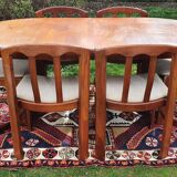 Scandinavian round table in teak 1960