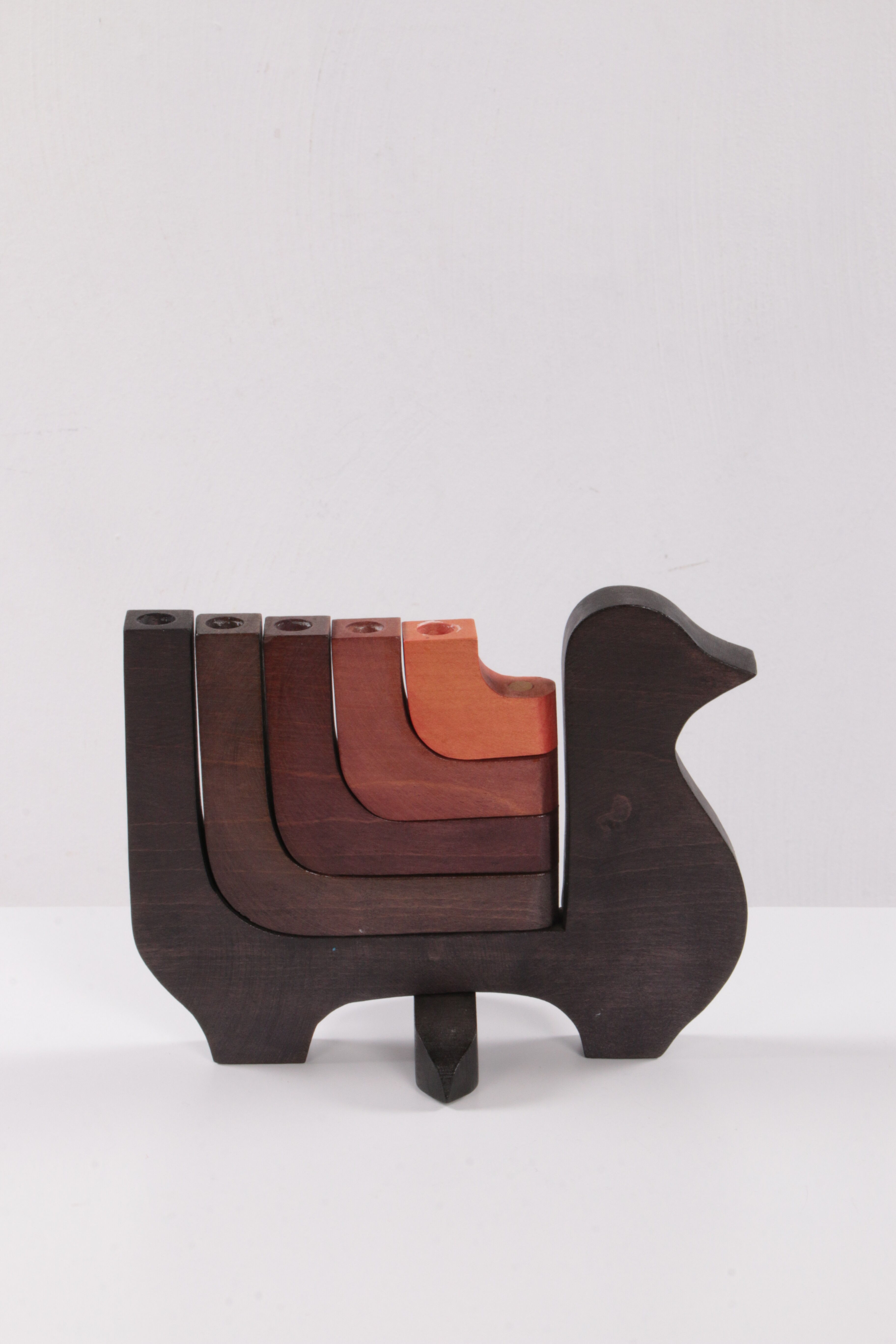 Handmade candle holder design by Don Shoemaker, 1970 Mexico