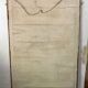 Large golden antique mirror 95x190cm
