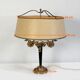 Golden brass lamp, empire style - early twentieth century