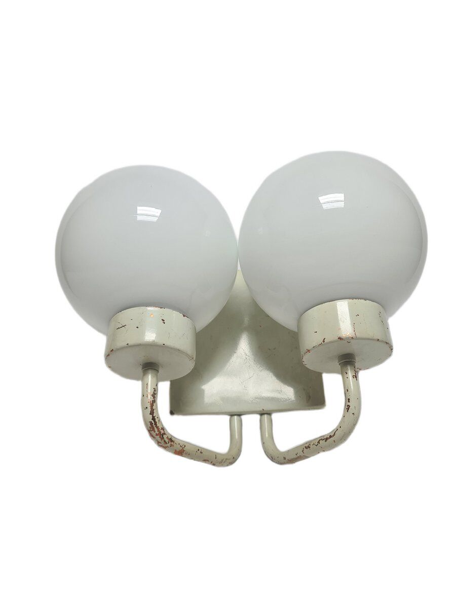 Two-armed wall lamp from Elmet Zabrze, 1970s