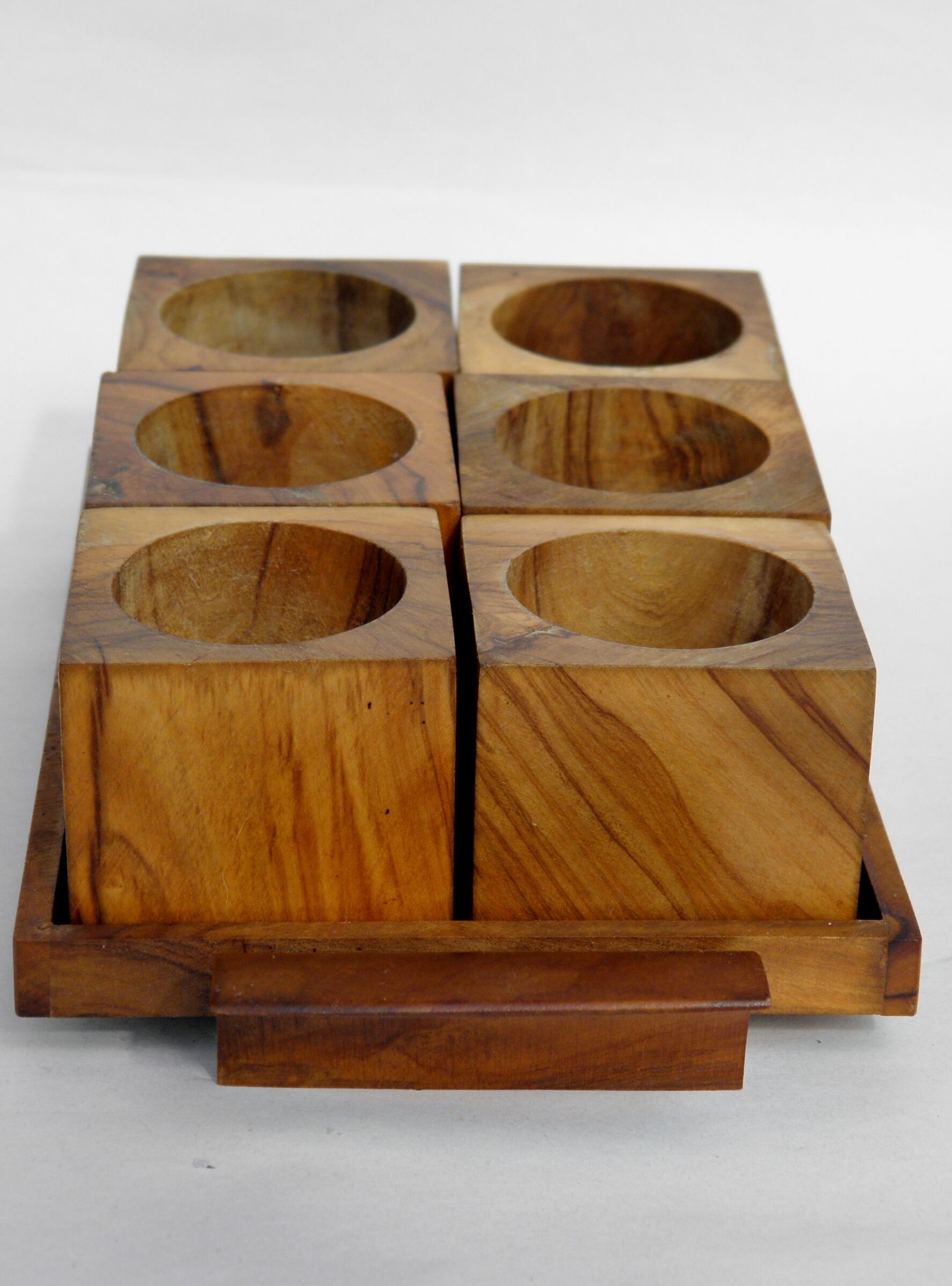 Wooden egg display
