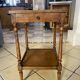 Small side table in Louis Philippe style with a patinated wood finish.
