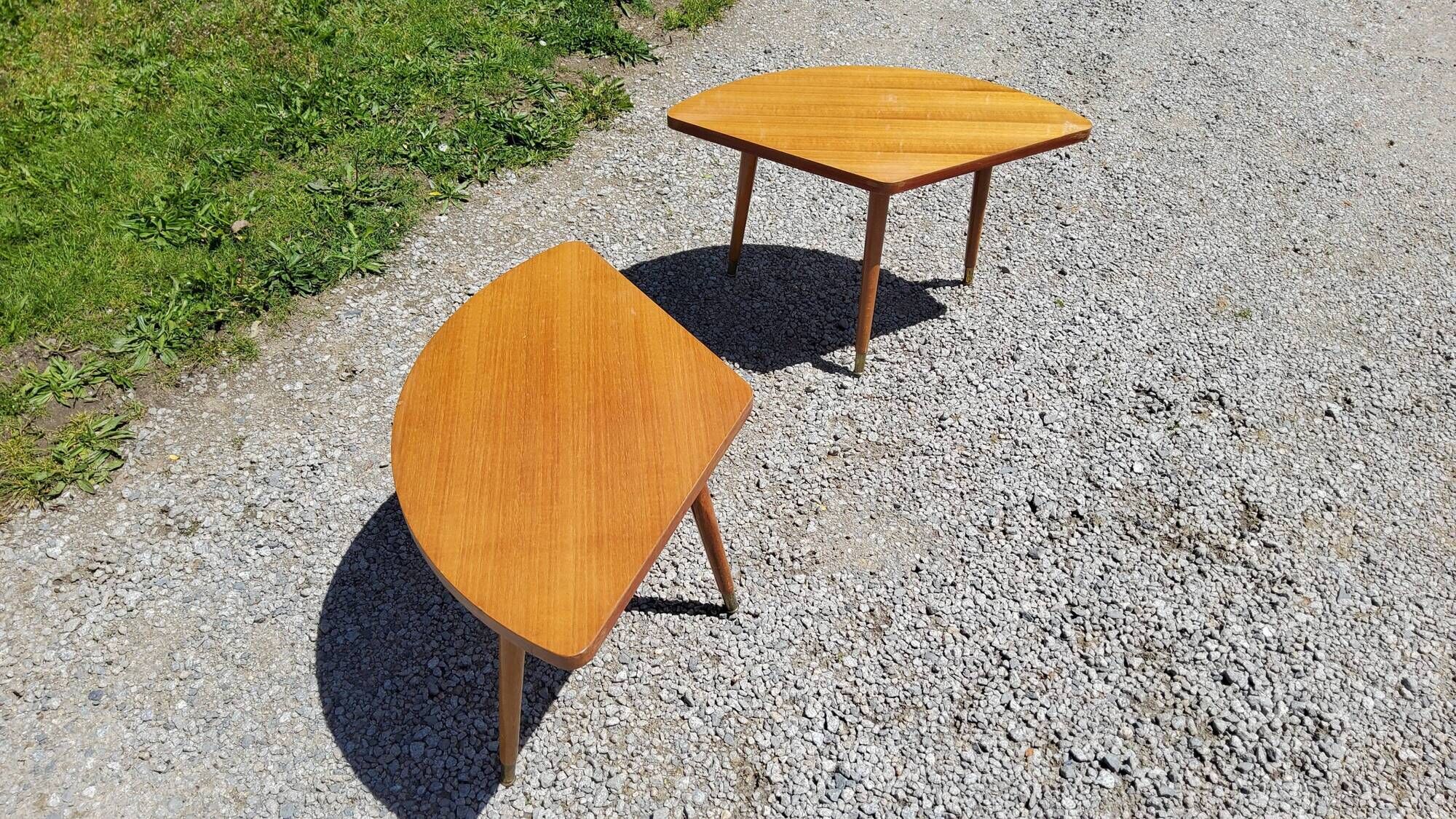 Pair of coffee tables 50/60s